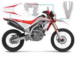 DABRABBIT - HONDA CRF 250L (2021~) Full Graphic Kit (CST-WG)