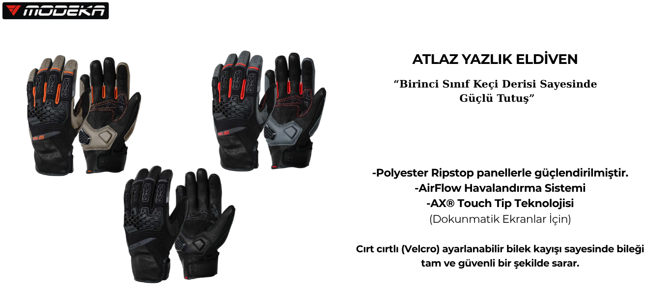 ATLAZ YAZLIK ELDİVEN
