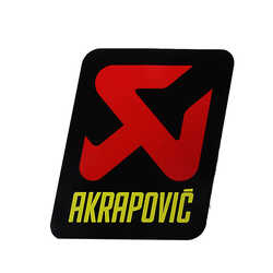 AKRAPOVIC - AKRAPOVIC P-HST14AL ALUMINYUM STICKER AKRAPOVIC - AKRAPOVIC P-HST14AL ALUMINYUM STICKER