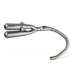AKRAPOVIC S-H125SO5-FFT HONDA MONKEY (19-25) SLIP-ON LINE (TITANIUM) EGZOZ - Thumbnail
