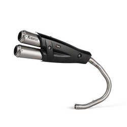 AKRAPOVIC S-H125SO5-FFT HONDA MONKEY (19-25) SLIP-ON LINE (TITANIUM) EGZOZ - Thumbnail