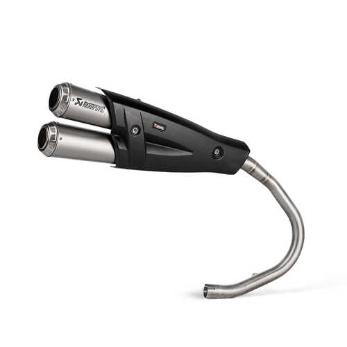 AKRAPOVIC S-H125SO5-FFT HONDA MONKEY (19-25) SLIP-ON LINE (TITANIUM) EGZOZ