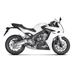 AKRAPOVIC S-H6R11-AFT HONDA CB650F-CBR650F(14-18)-CB650R-CBR650R(19-23) RACING LINE (TITANIUM) EGZOZ - Thumbnail