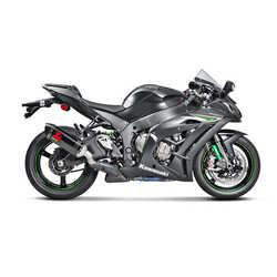 AKRAPOVIC S-K10SO16-HZC KAWASAKI NINJA ZX-10RR-ZX-10R-ZX-10RSE(16-20)SLIP-ON LINE(CARBON) EGZOZ - Thumbnail