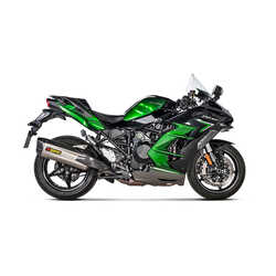 AKRAPOVIC S-K10SO30-HGIT KAWASAKI NINJA H2 SX (21-25) SLIP-ON LINE (TITANIUM) EGZOZ - Thumbnail