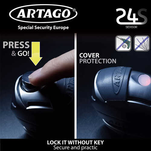 ARTAGO 24S ALARMLI DİSK KİLİDİ 6mm. PİM