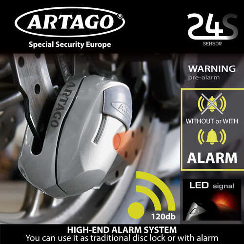 ARTAGO 24S ALARMLI DİSK KİLİDİ 6mm. PİM