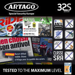 ARTAGO 32S S.R.A. SINIFI ALARMLI DİSK KİLİDİ 15mm. PİM - Thumbnail