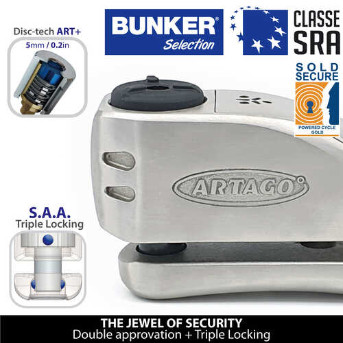 ARTAGO 32S S.R.A. SINIFI ALARMLI DİSK KİLİDİ 15mm. PİM