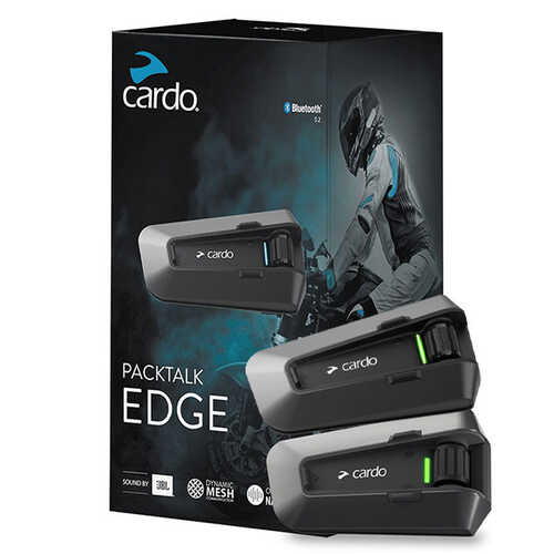 CARDO PACKTALK EDGE DUO JBL BLUETOOTH VE INTERCOM (İKİLİ PAKET)