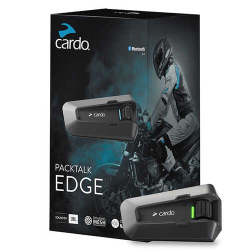 CARDO PACKTALK EDGE JBL BLUETOOTH VE INTERCOM (TEKLİ PAKET)