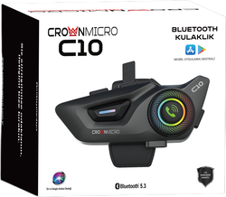CROWN MICRO - CROWN MICRO C10 BLUETOOTH VE INTERCOM SİSTEMİ