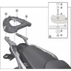 GIVI - GIVI 1109FZ HONDA İNTEGRA 700 (12-13) ARKA ÇANTA TAŞIYICI