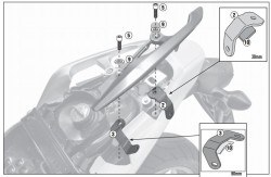 GIVI - GIVI 1109FZ HONDA INTEGRA 700 (12-13) ARKA ÇANTA TAŞIYICI (1)