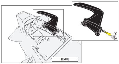 GIVI 1132KIT HONDA VFR 800 F (14-18) YAN ÇANTA TASIYICI BAGLANTI KITI