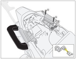 GIVI - GIVI 1132KIT HONDA VFR 800 F (14-18) YAN ÇANTA TASIYICI BAGLANTI KITI (1)