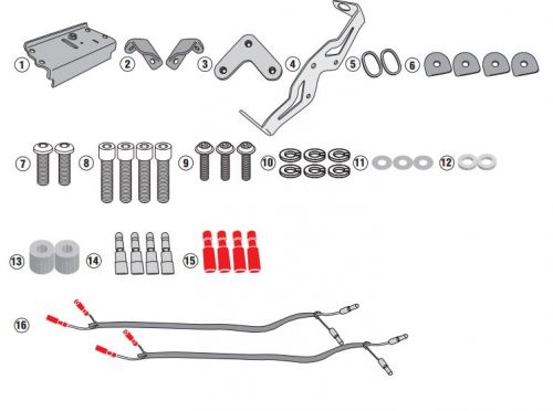 GIVI 1165KIT HONDA CB 1000 R (18-19) YAN ÇANTA TASIYICI BAGLANTI KITI