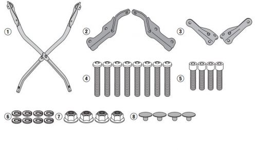 GIVI 1173FZ HONDA CB 650 R (19-20) ARKA ÇANTA TAŞIYICI