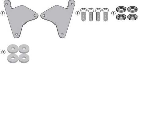 GIVI 1179KIT HONDA CRF1100L AFRICA TWIN (20-23) YAN ÇANTA TAŞIYICI BAĞLANTISI