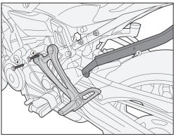 GIVI 2118FZ YAMAHA MT-07 (14-17) ARKA ÇANTA TAŞIYICI - Thumbnail