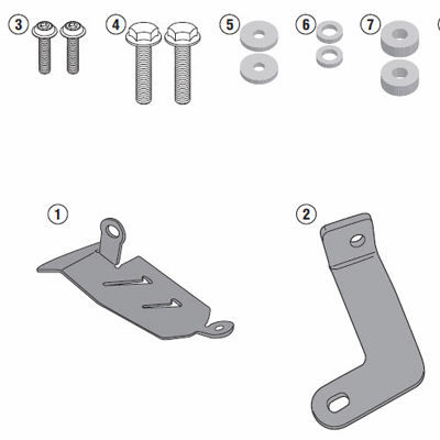 GIVI 2118KIT YAMAHA MT-07 (14-17) YAN ÇANTA TASIYICI BAGLANTI KITI