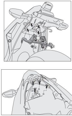 GIVI 4108FZ KAWASAKI NINJA 300 (13-18) ARKA ÇANTA TAŞIYICI