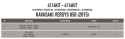 GIVI 4114KIT KAWASAKI VERSYS 650 (15-18) YAN ÇANTA TASIYICI BAGLANTI KITI - Thumbnail