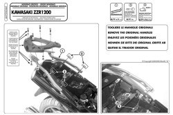 GIVI 441FZ KAWASAKI ZZR 1200 (02-05) ARKA ÇANTA TAŞIYICI - Thumbnail