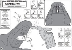 GIVI 450FZ KAWASAKI Z 1000 (10-13) ARKA ÇANTA TAŞIYICI - Thumbnail