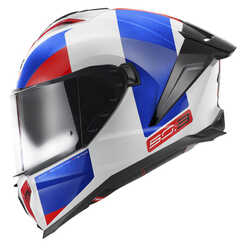 GIVI 50.3 VISION MAT BEYAZ-MAVİ-KIRMIZI KASK - Thumbnail