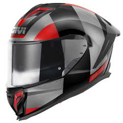GIVI - GIVI 50.3 VISION SİYAH-TITANIUM-KIRMIZI KASK (1)