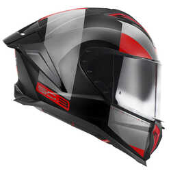 GIVI 50.3 VISION SİYAH-TITANIUM-KIRMIZI KASK - Thumbnail