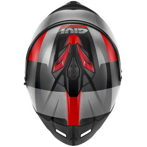 GIVI 50.3 VISION SİYAH-TITANIUM-KIRMIZI KASK