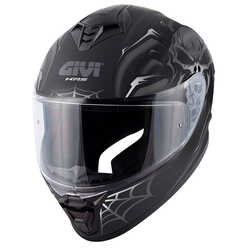 GIVI - GIVI 50.X ARACHNO MAT SİYAH-GRİ KASK (1)