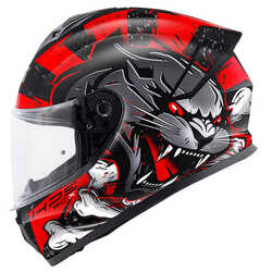 GIVI 50.X WILD MAT SİYAH-KIRMIZI KASK - Thumbnail