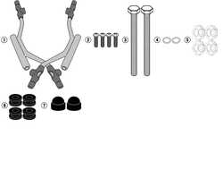 GIVI - GIVI A5615A PIAGGIO MEDLEY / S 125-150 (20-22) RÜZGAR SİPERLİK BAĞLANTISI GIVI - GIVI A5615A PIAGGIO MEDLEY / S 125-150 (20-22) RÜZGAR SİPERLİK BAĞLANTISI