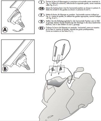 GIVI AF4105 KAWASAKI VERSYS 650 (15-16) -1000 (12-16) RÜZGAR SİPERLİK