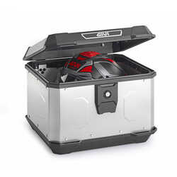 GIVI ALP44A ALPINA ALUMINYUM ÇANTA GRİ (MONOLOCK) - Thumbnail