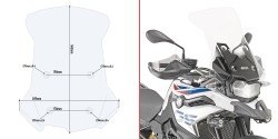 GIVI - GIVI D5127ST BMW F 750 GS - F 850 GS (18-23) RÜZGAR SİPERLİK GIVI - GIVI D5127ST BMW F 750 GS - F 850 GS (18-23) RÜZGAR SİPERLİK