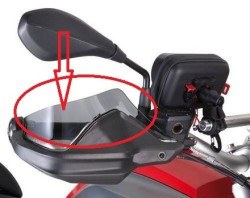 GIVI - GIVI EH1110 HONDA VFR 1200X CROSSTOURER (12-17) EL KORUMA UZANTISI