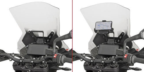 GIVI FB7710 KTM 790 ADVENTURE (19) - ADVENTURE R (19) ÖN CAM ARKASI AKSESUAR TUTACAK
