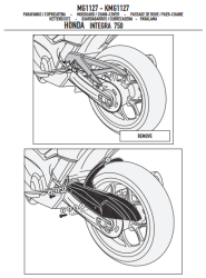 GIVI MG1127 HONDA INTEGRA 750 (14-18) ZINCIR MUHAFAZA VE ÇAMURLUK - Thumbnail