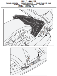 GIVI MG1127 HONDA INTEGRA 750 (14-18) ZINCIR MUHAFAZA VE ÇAMURLUK - Thumbnail