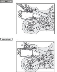 GIVI PL2122CAM YAMAHA MT-09 TRACER (15-17) YAN ÇANTA TASIYICI - Thumbnail