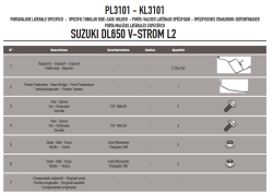 GIVI PL3101 SUZUKI DL 650 V-STROM (11-16) YAN ÇANTA TASIYICI - Thumbnail
