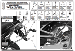 GIVI - GIVI PL351 YAMAHA FZ6 - FZ6 600 FAZER (04-06) YAN ÇANTA TASIYICI (1)