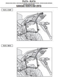 GIVI PL4114 KAWASAKI VERSYS 650 (15-18) YAN ÇANTA TASIYICI - Thumbnail