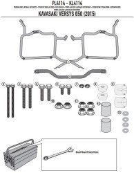 GIVI PL4114 KAWASAKI VERSYS 650 (15-18) YAN ÇANTA TASIYICI - Thumbnail