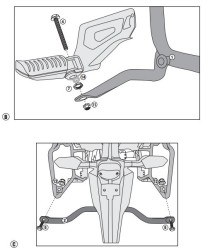 GIVI PL4114CAM KAWASAKI VERSYS 650 (15-18) YAN ÇANTA TASIYICI - Thumbnail