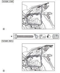 GIVI PL4114CAM KAWASAKI VERSYS 650 (15-18) YAN ÇANTA TASIYICI - Thumbnail